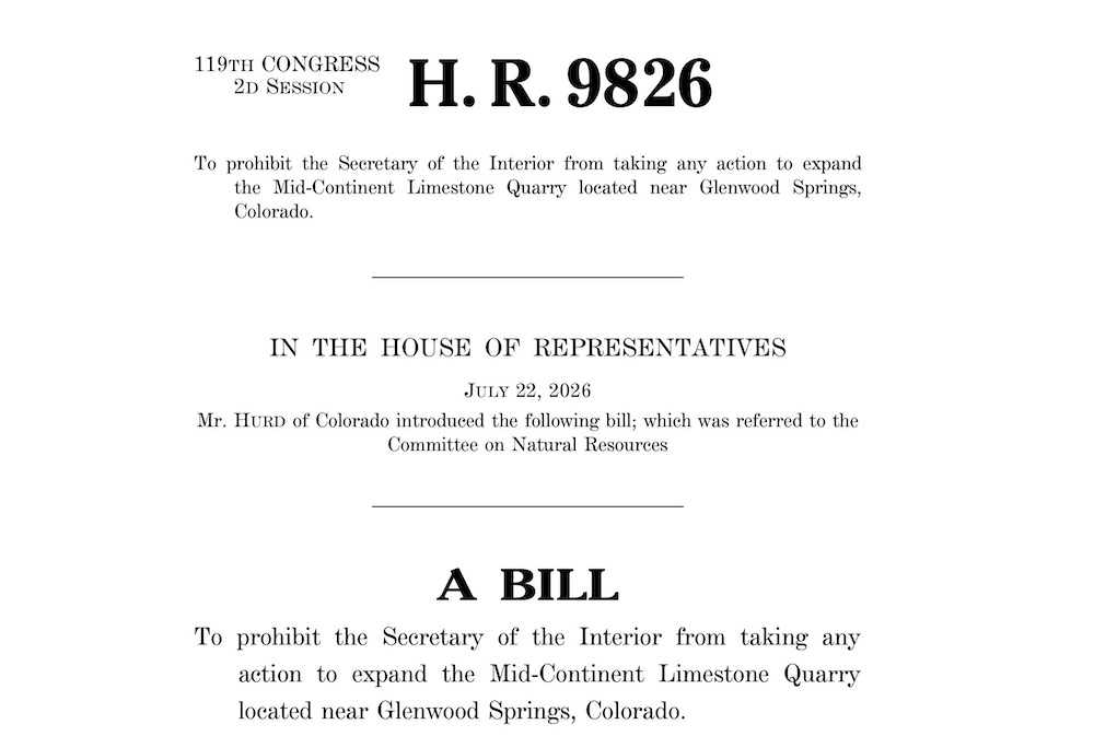 Glenwood Hot Springs Protection Act